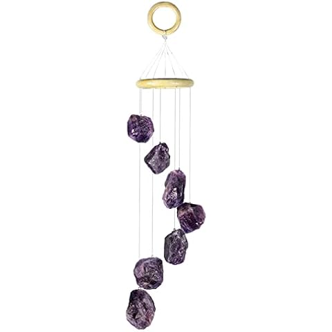 Cheungshing Amethyst Raw Stone Wind Chime Cover
