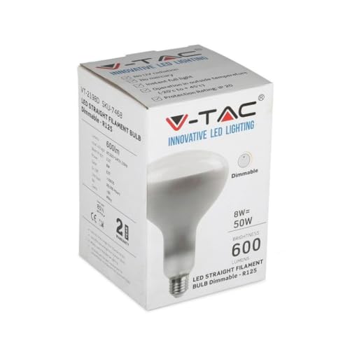 Ampoule Lampe LED R125 E27 8W VT-2198D globe geant eclairage maison 4000K - 2