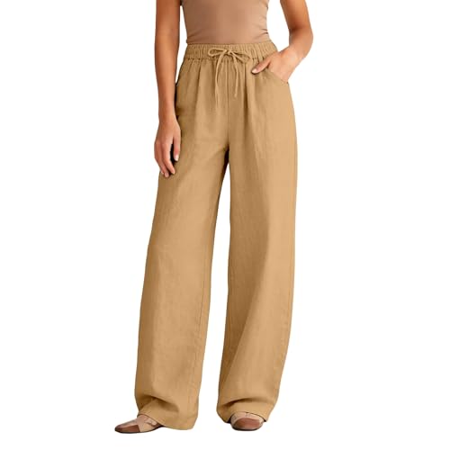 Modèle ample en lin contre la chaleur : le pantalon court élastique anti-inconfort