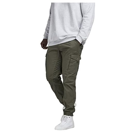 JACK & JONES Herren Jjitim Jjoriginal Am 814 Plus Noos Hose, Blue Denim, 52W 32L EU 6 JACK & JONES Herren JJIPAUL JJFLAKE AKM 542 Nigh PS Jeans, Olive Night, 52W / 32L