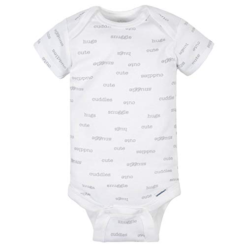 Image of Gerber Baby Boys & Girls 8-Pack Short Sleeve Onesies Bodysuits