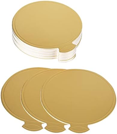 100 stücke Mini Kuchen Boards, Platz Gold Mousse K... – Viceal