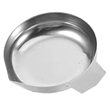 TOGEVAL Edelstahl Wiegeschale für Präzise wägungen Robuste Waage Schale für Schmuck Kosmetik und...