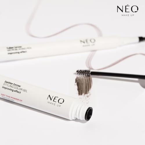 NEO MAKE UP Tinte Cejas maquillaje - Mascara Tinte Para Cejas - Better Brow - Styling Color Gel de Cejas - Eyebrow Gel - Dark Brown - Marron - 4 ml - imagen 5