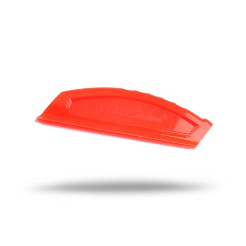 Maxshine Silicone Water Blade Squeegee – Red Finger-Grip Design, Universal
