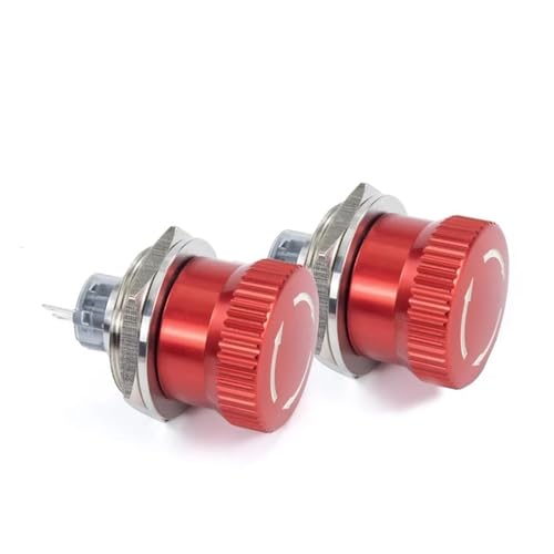 Interrupteur d'arrêt d'urgence pour commande de machine industrielle métal 3 Pins