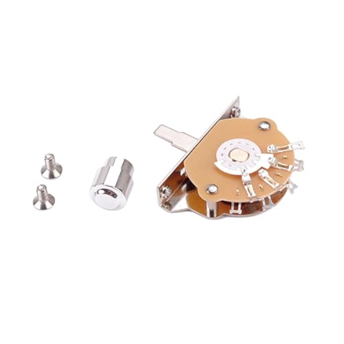 HEATSHAKING ウェイギターピックアップレバースイッチ ギターレバーセレクタースイッチ 製 耐久性あり 簡単取り付け 取り替え用ギター用品