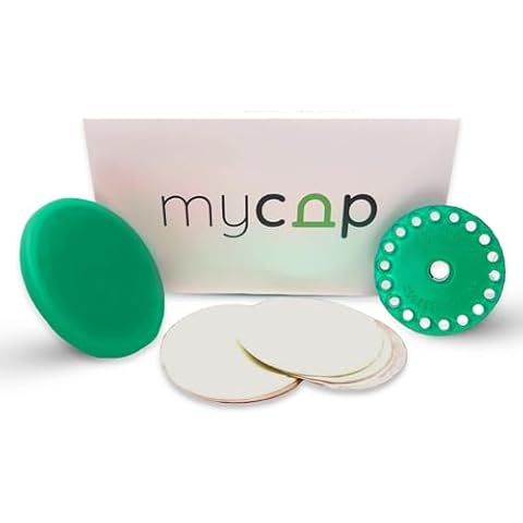 My-Cap Reusable Coffee Capsule Caps & Lid Set - Compatible with Nespresso Vertuo Pods - Reusable, Food Grade & BPA Free Coffee Pod Cap & Lid - Reuse & Reseal your Nespresso Vertuo Capsules Cover