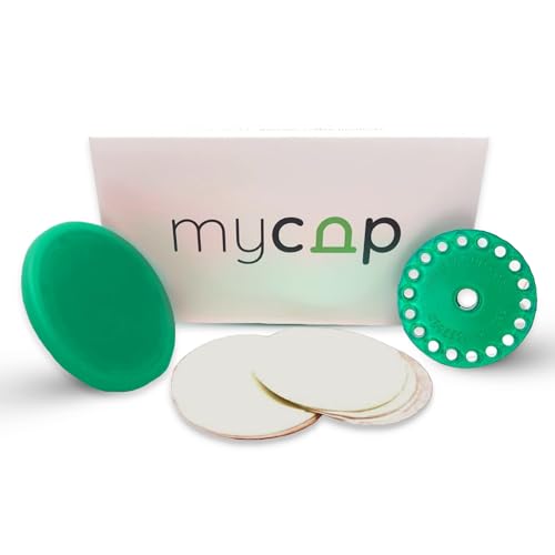 My-Cap Reusable Coffee Capsule Caps & Lid Set - Compatible with Nespresso Vertuo Pods - Reusable, Food Grade & BPA Free Coffee Pod Cap & Lid - Reuse & Reseal your Nespresso Vertuo Capsules