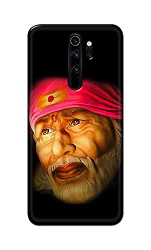 Image of PRINTFIDAA Sai Baba Lord Shiridi Great God Hinduism Religious Hard Back Cover for Redmi Note 8 Pro Back Cover -(P6) KAT1002
