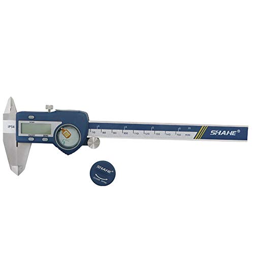 Pie De Rey Acero Inoxidable endurecido 0-150 mm Calibrador Digital Messschieber Caliper Vernier Electronic Micrometro 72 (Color : 0 200mm)