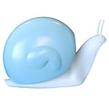 Garneck Schneckenspender Pumpflasche aus Dickem Kunststoff Nachfüllbar Blauer Lotionspender für Shampoo und Duschgel Badezimmer und Hotelzubehör