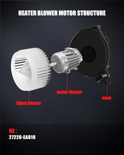 Image of AC Heater Blower Motor Compatible for Nissan for Pathfinder 2005-2012 for Nissan for Frontier 2005-2018, HVAC Blower Motor Assembly Replace# 27226-EA010