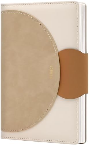 CAGIE Lined Journal for Women, 100GSM Leather Journals for Writin...