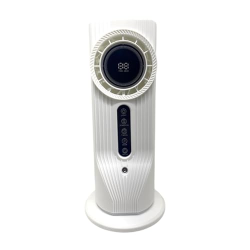 LOVIVER Ventilador de enfriamiento del Ventilador de Torre Bastante 6 Ventilador de Mesa de Aire de Aire portátil Ajustable para Sala de Estar de Interior, Blanco