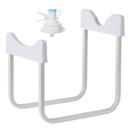 Support pour Bouteille d'eau De 5 Gallons Et De Distribution - Porte-Eau sans Fuite avec Bec À Débit Rapide - Support De Carafe pour Carafes Non Filetées De 55 Mm De Diamètre