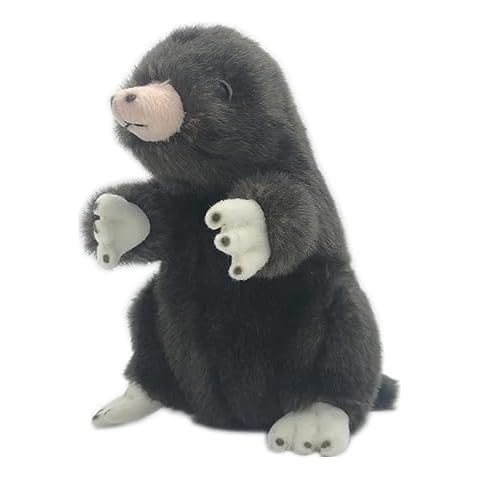 Tiny Heart Simulation Mole Plush Toy, Soft and Cute Mole Stuffed Animals for Kids Boys and Girls, Home Decor Cover