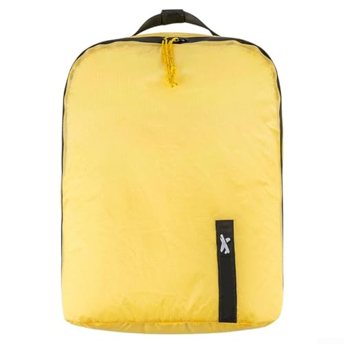 Neceser ligero para viajes al aire libre, silicona impermeable 20D, perfecta para organizar artículos esenciales en viajes de campamento (20D amarillo-M)