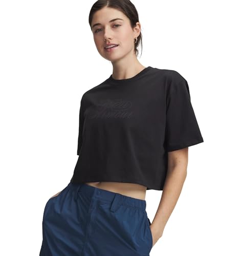 T-shirt court Under Armour Crop L pour le sport féminin au quotidien