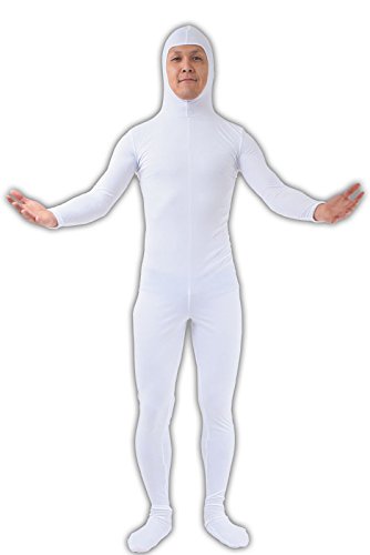 Collants blancs Taytay pour homme en maille extensible
