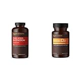 Amazon Elements Chelated Magnesium Glycinate (240 Tablets) and Vitamin D3 (180 Softgels)