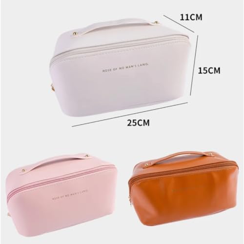 Necessaire + Esponja Gota Organizador de Maquiagem Viagem - Esponja Facial Gota Chanfrada Para Maqui