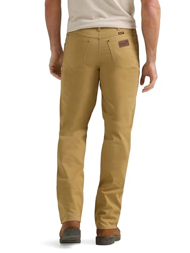 Wrangler Western Men's Tough Comfort Regular Fit Jean, Kelp, 31W x 34L3