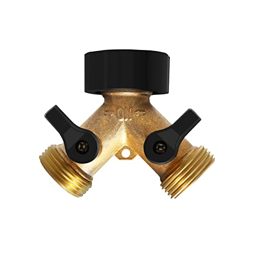 Mdlufee 3/4 Pouces raccord y shunt, collecteur en Laiton raccord de Tuyau bidirectionnel