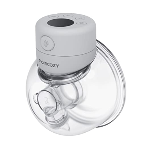 Image of Momcozy Wearable Breast Pump S12 Electric, LCD Hands-Free Breastpump, Low Noise & Painless Breast Pump with 2 Mode & 9 Levels, Portable Breastfeeding Breastpump Can Be Worn in-Bra