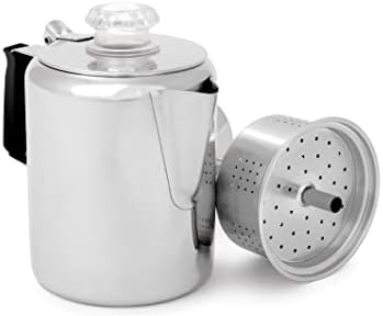 GSI Outdoors Glaicer Stainless Percolator,3-Cup