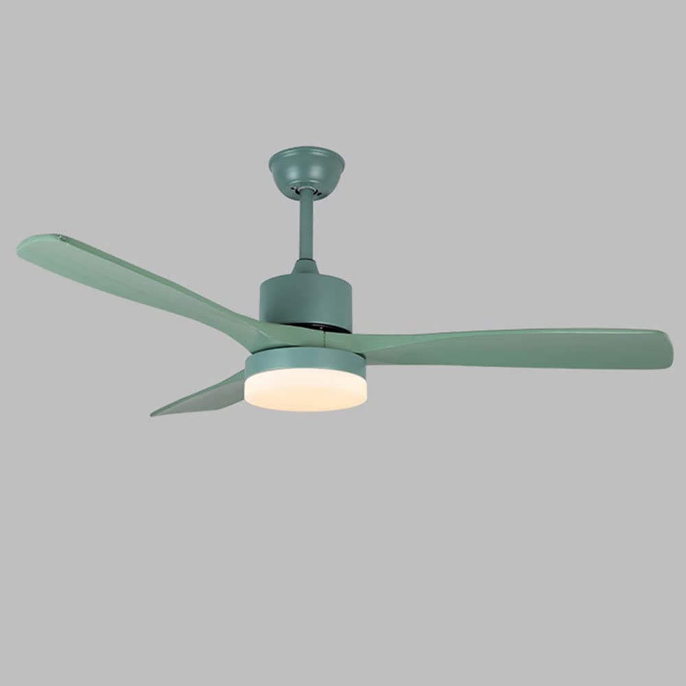 Ventilateur de plafond avec lumière LED dimmable et 3 vitesses Mtue