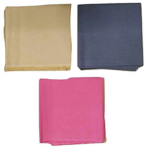 Image of 100% Cotton, 2.20 Meter Poplin, Unstitched Cloth for Women's Saree Skirts, Petticoats, Pyjamas, Patiyala Pants, Salwar