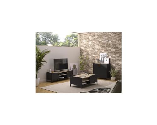 TV -Schrank Set Tisch Basse Buffet Amsterdam - Melamin - skandinavischer...