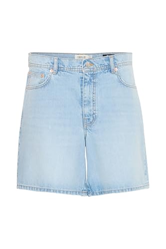 Short en jean pour homme fini les cuisses serrées coton coupe droite