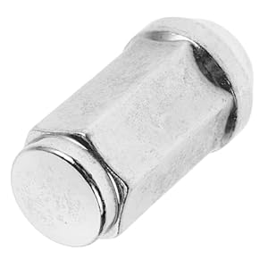 BUGUUYO Chromowane Nakładki na Śruby i Nakrętki