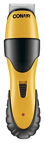 Conair for Men All-In-One Beard and Mustache Trimmer, yellow