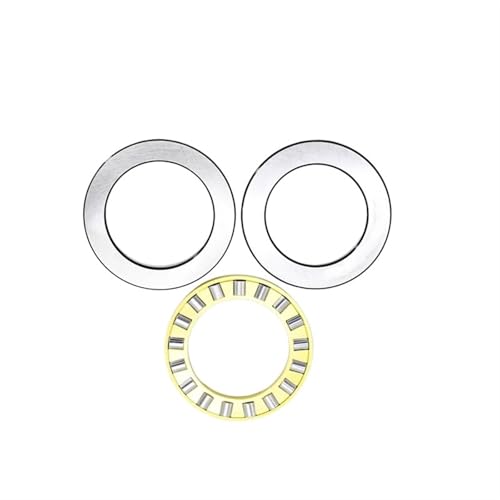 Deep Groove Double Rubber Seal Bearings 1pcs Plane Thrust Cylindrical Roller Bearing 81101 81102 81103 81104 81105 81106m(81102M 15X28X9mm)