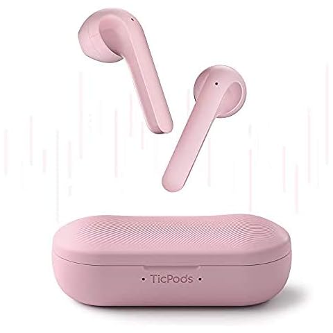 Ticwatch Ticpods 2 True Wireless Earbuds With Charging Case, Bluetooth 5.0 Earphones With Mic, Touch Control Headphones, Ipx4 Water Resistant, 23H Playtime, Wearing Detection, Superior Sound Quality Cover