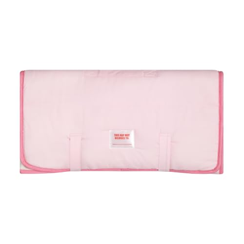 Image of Super Soft Plush Toddler Quilted Nap Mat with Built in Blanket and Pillow