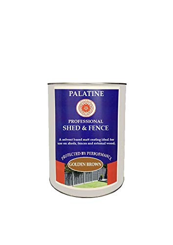 Palatine Professional Shed & Fence 2.5lt | Oil Based Paint for use on Sheds & Fences (Golden Brown) โ image 1