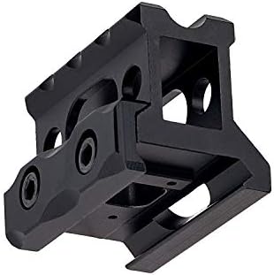 FOCUHUNTER 3 Slots Short Riser Mount 1" Height Slim Picatinny Short Riser Mount, Picatinny Rail Riser Mount, Aluminum Alloy Tactical Scope Riser Base Mount