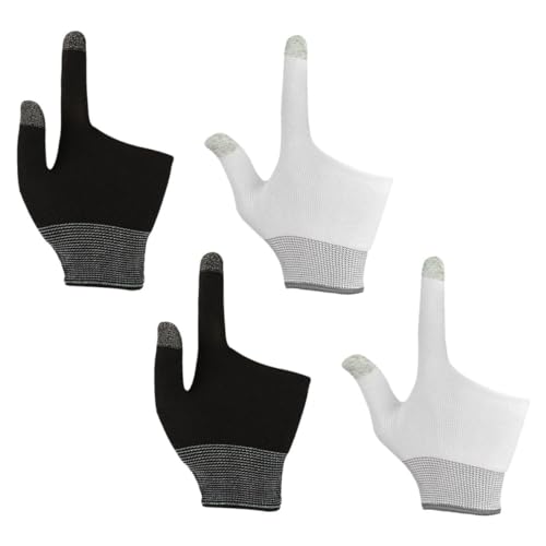 Gants de jeu mobiles ultra-sensibles écran tactile en nylon tissé de graphène anti-sueur
