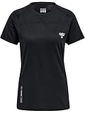 hummel Damen Hmlgg12 Training Tee S/S Woman T Shirt, Schwarz, M EU