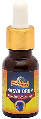 Gavyamart organic panchgavya Ghrit- 15ml per bottle Cow Ghee Nasal Drops | 100% Pure Organic and Natural | Effective in Snore Control | Health & Immunity Booster (15ml) (B0953T6JSL) Amazon Price History, Amazon Price Tracker