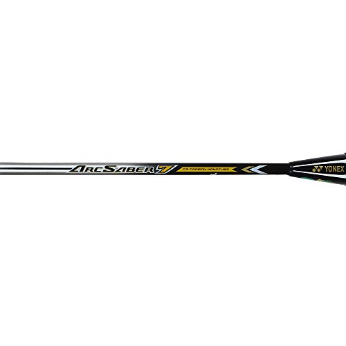 Image of YONEX Arcsaber 7 Unstrung Graphite Badminton Racquet (Yellow, G4 , 85-92 Grams, 24 lbs)