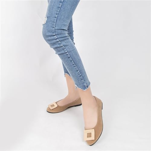 Closed Toe Flat Women Slip On Office Loafer3