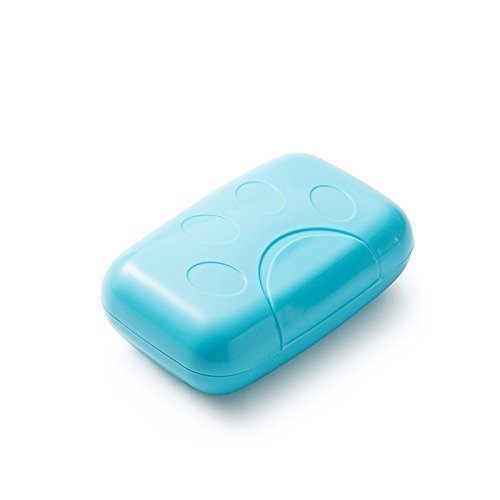 Begmy Plastic Soap Holder Travel Soap Case Box Dish Container