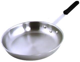 Winco Commercial-Grade Aluminium Fry Pan/Skillet, Natural Finish with Cool Touch Handle, 8"