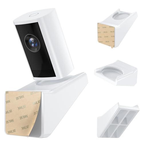 Window Mount for Ring Indoor Cam Plus (New Model) No Drill 20 Tilt Adjustable Mount Bracket with Strong Adhesive for Easy Installation No Glare Ideal for Glass Windows