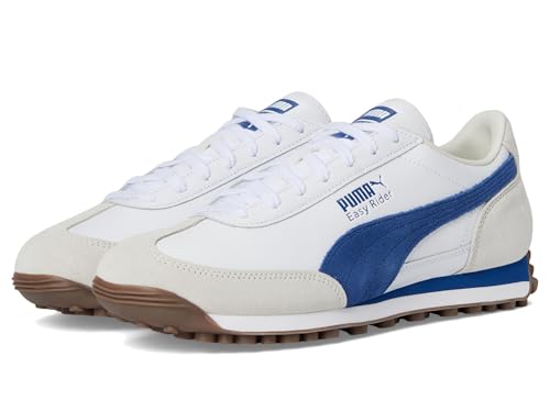 PUMA Tenis Easy Rider para hombre, Puma Blanco/Clyde Royal, 43 EU